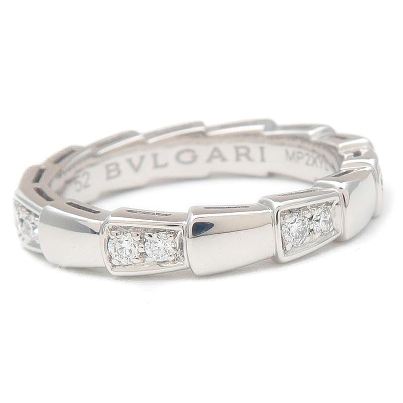 Auth Bvlgari Bulgari Serpenti Diamond & Gold Ring