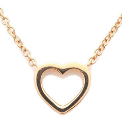 Authenticated Tiffany & Co. Metro Gild & Diamond Heart Necklace