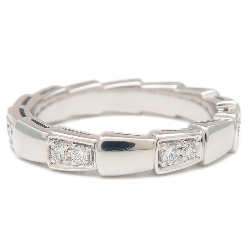 Auth Bvlgari Bulgari Serpenti Diamond & Gold Ring