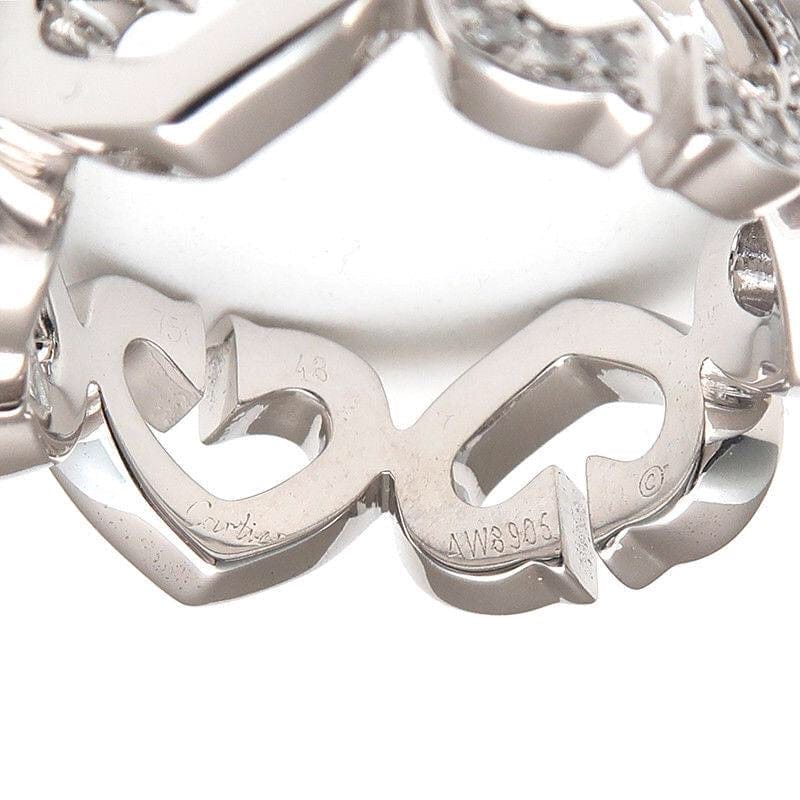 Cartier C Heart Diamond 18KT Gold Ring