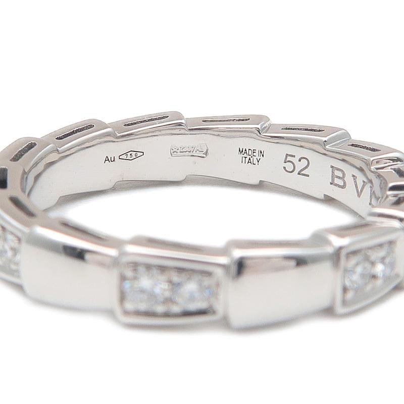 Auth Bvlgari Bulgari Serpenti Diamond & Gold Ring