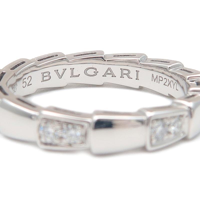 Auth Bvlgari Bulgari Serpenti Diamond & Gold Ring