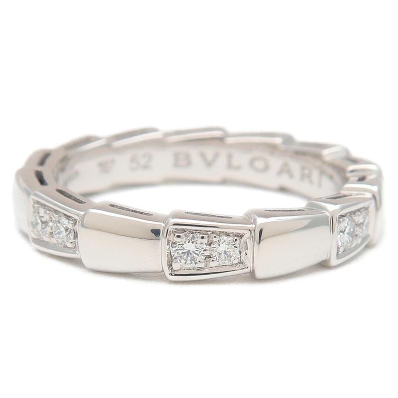 Auth Bvlgari Bulgari Serpenti Diamond & Gold Ring