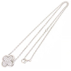 Van Cleef & Arpels Diamond Pure Alhambra 18KT White Gold Necklace