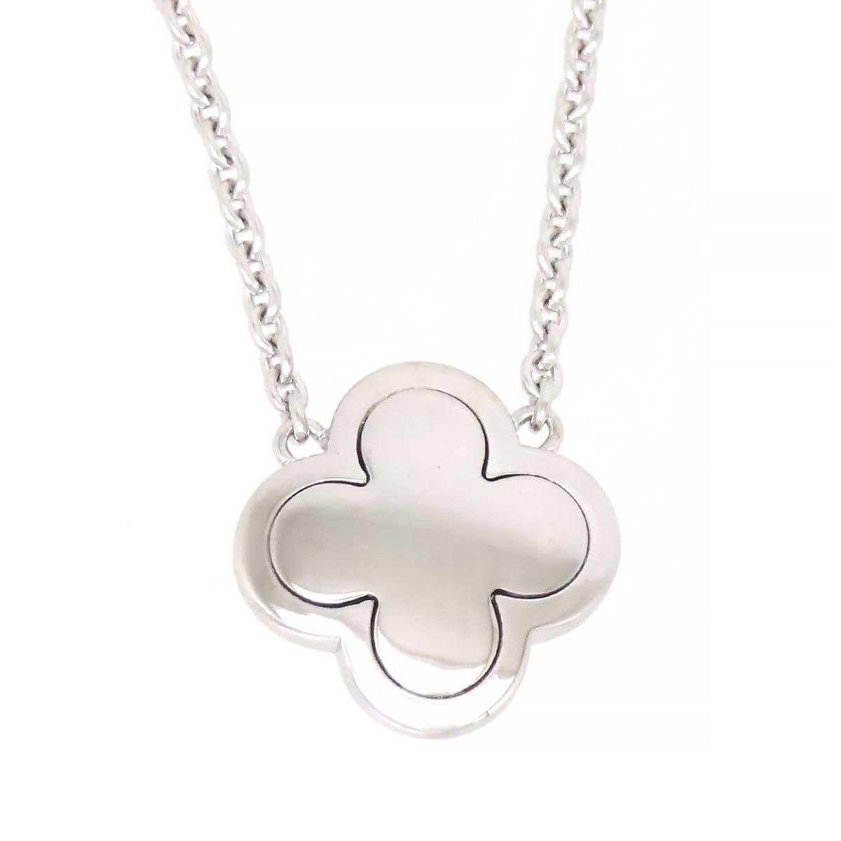 Van Cleef & Arpels Diamond Pure Alhambra 18KT White Gold Necklace