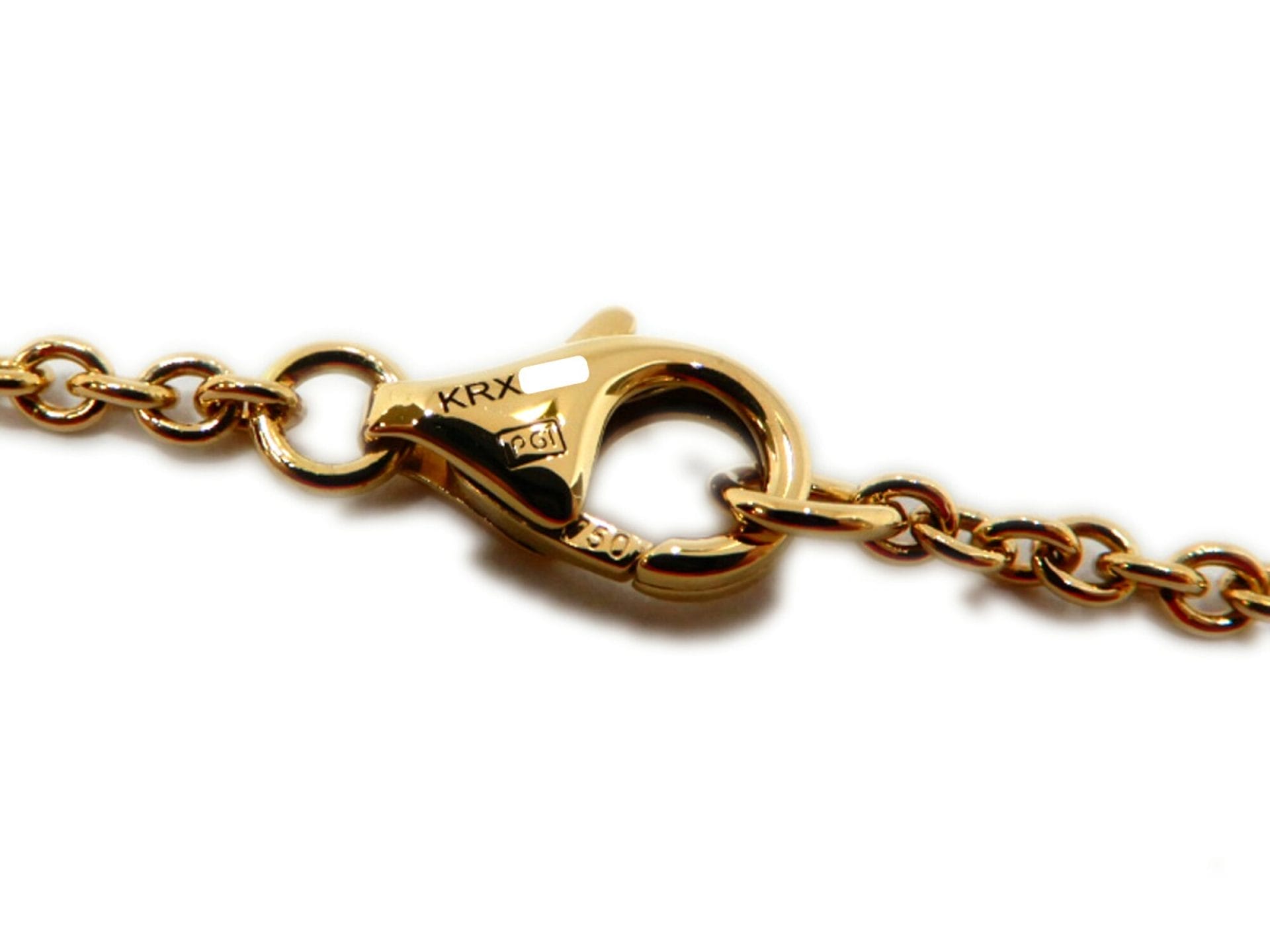 Cartier Baby Love 18KT Gold Interlocking Love Rings Necklace