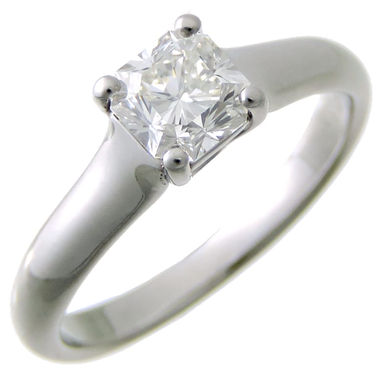 Tiffany & Co. Lucida 0.72ct Diamond Platinum Wedding Engagement Ring