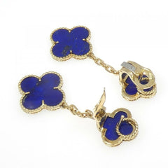 Van Cleef & Arpels Lapis Lazuli Magic Alhambra Earrings