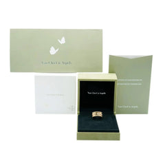 Van Cleef & Arpels Perlee Clovers Alhambra Diamond Ring #55/ US 7.25