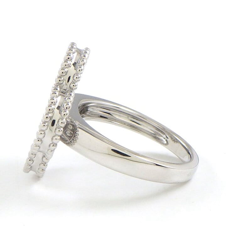 Van Cleef & Arpels Magic Diamond Alhambra White Gold Ring