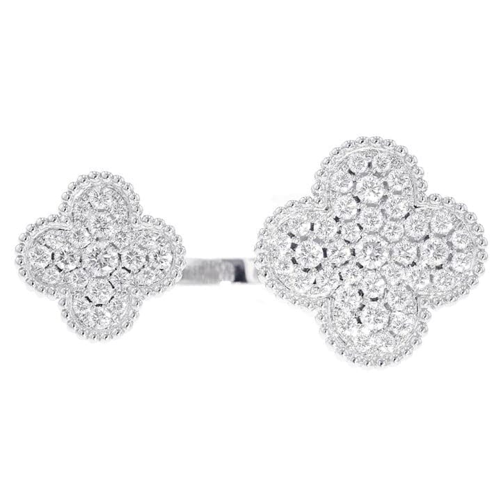Van Cleef & Arpels Magic Alhambra Diamond Between the Fingers Ring
