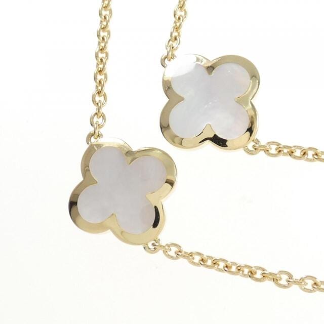 Van Cleef & Arpels Pure Alhambra Mother of Pearl 14-Motif Necklace
