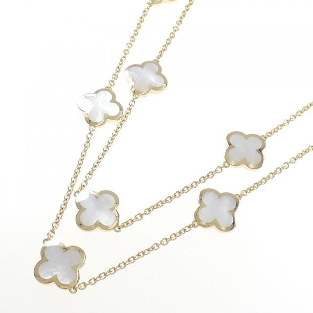Van Cleef & Arpels Pure Alhambra Mother of Pearl 14-Motif Necklace