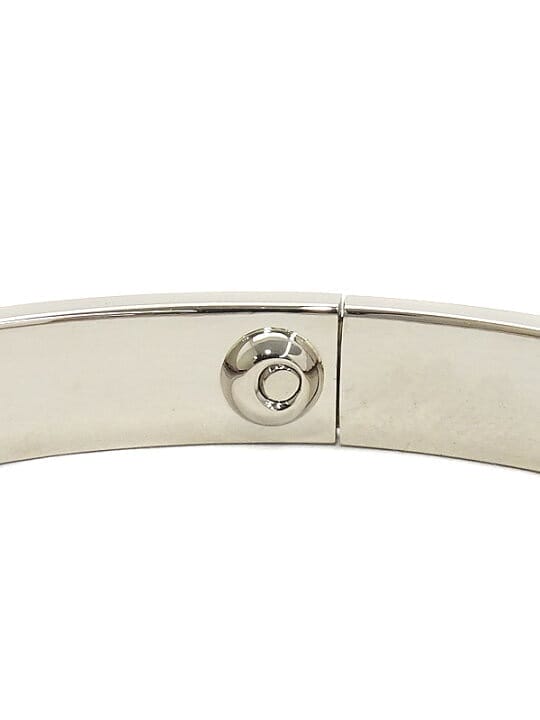 Cartier 18KT White Gold Love Bracelet, Size 20