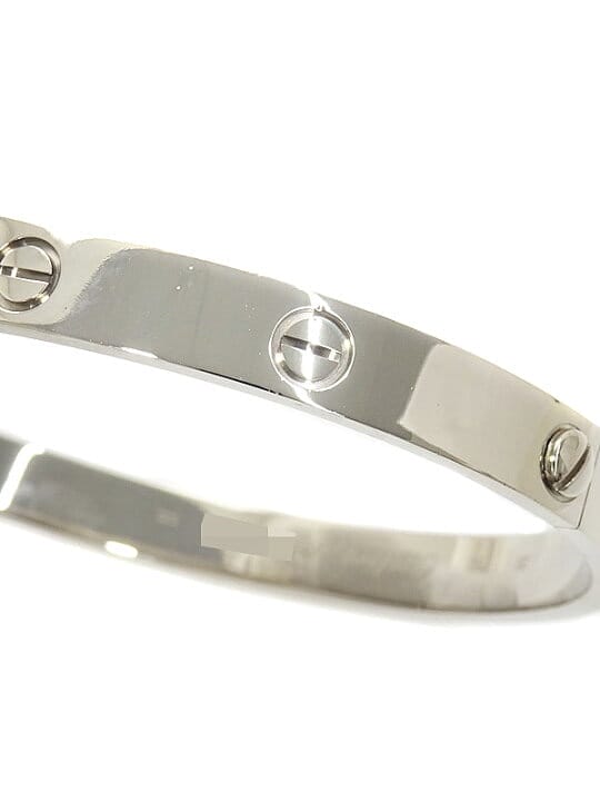Cartier 18KT White Gold Love Bracelet, Size 20