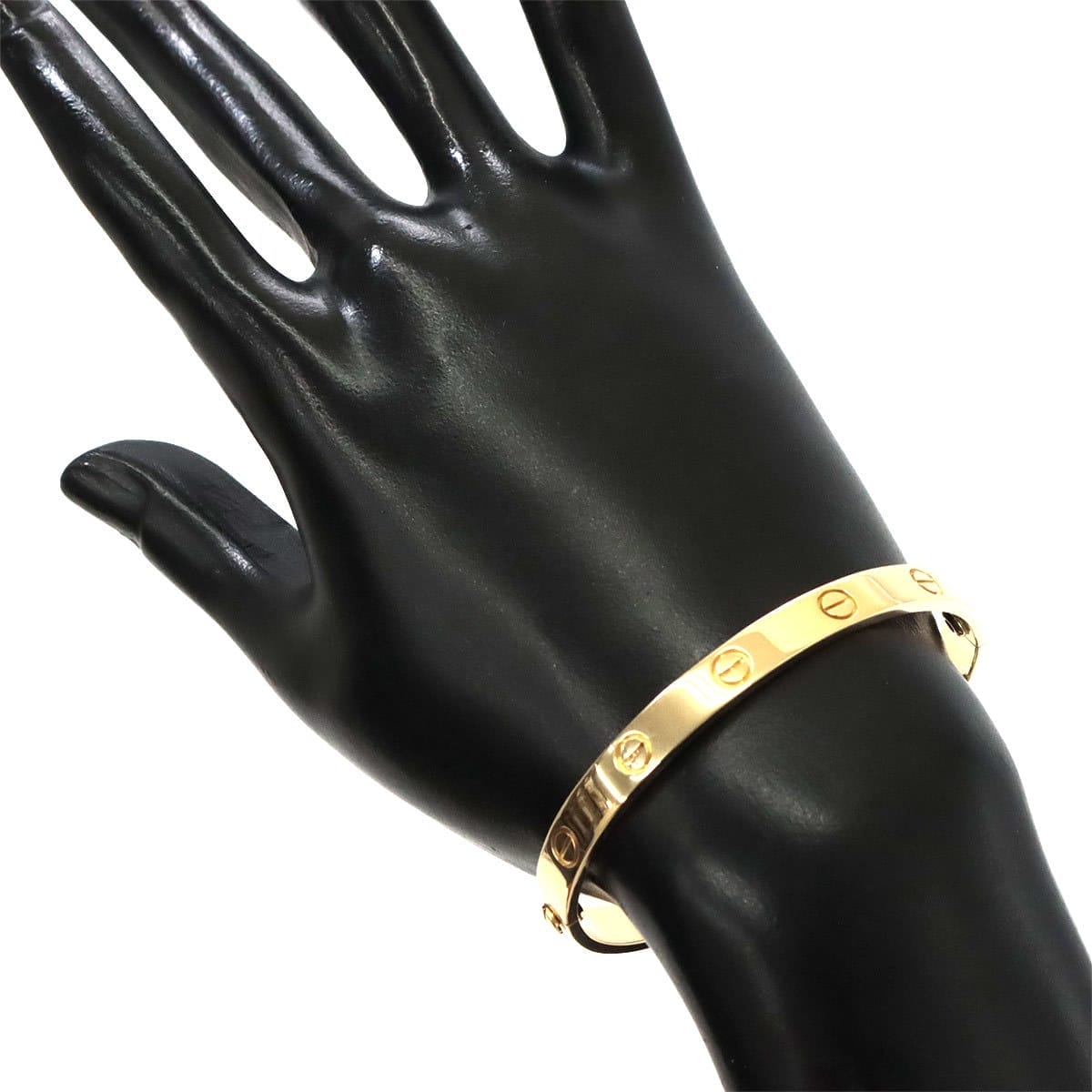 Cartier 18KT Yellow Gold Love Bracelet Size 17 New Screw System