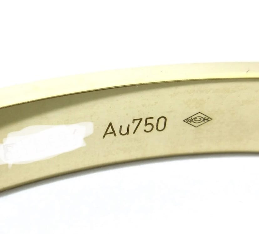 Cartier 18KT Yellow Gold Love Bracelet, Size 17, New Screw System w/ Certificate
