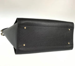 CHANEL Caviar Gold Hardware Studded Deauville GM Tote Handbag