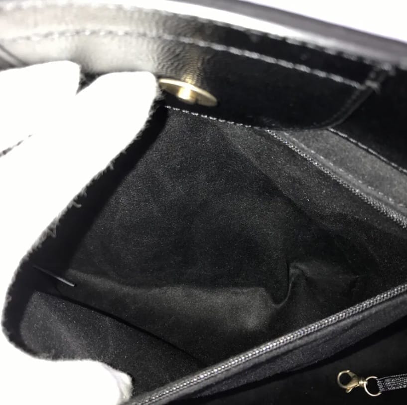 CHANEL Caviar Gold Hardware Studded Deauville GM Tote Handbag