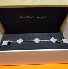 Van Cleef & Arpels Chalcedony Vintage Alhambra Bracelet