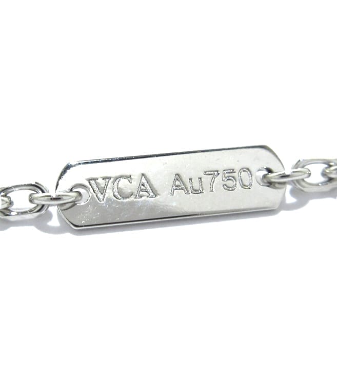 Van Cleef & Arpels Chalcedony Magic Alhambra 18KT White Gold Long Necklace