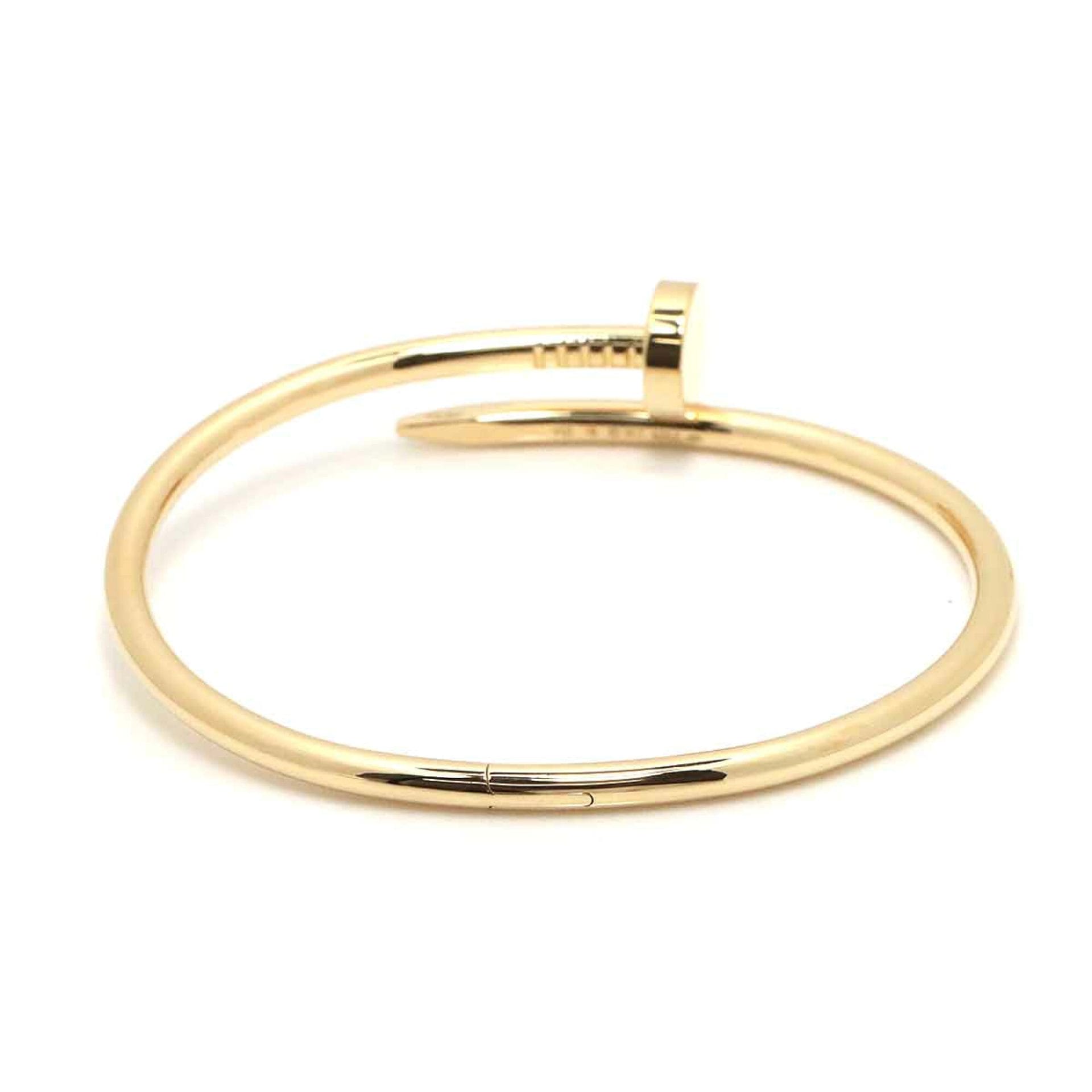 Cartier Juste Un Clou 18KT Yellow Gold Bracelet, Size 18