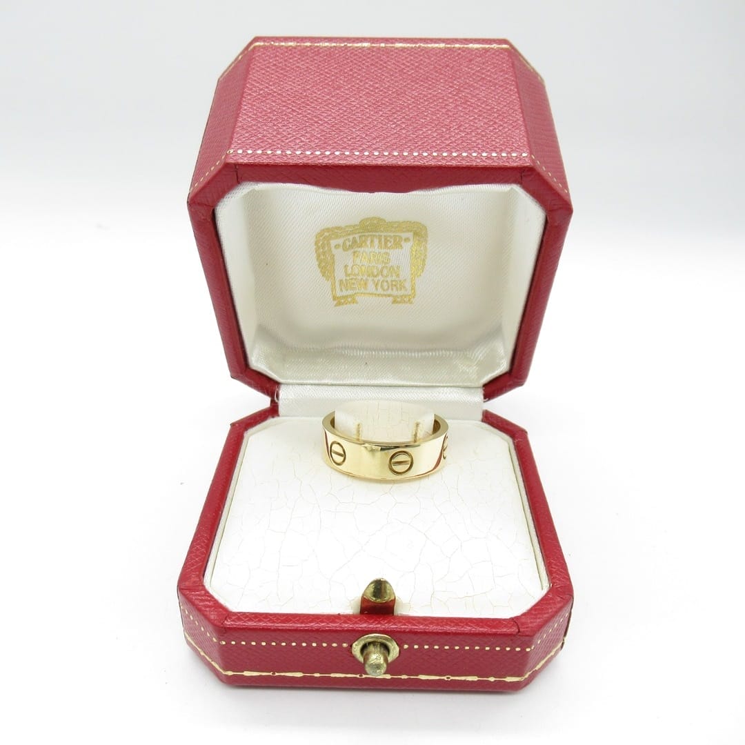 Cartier 18KT Yellow Gold Love Ring, Size 59
