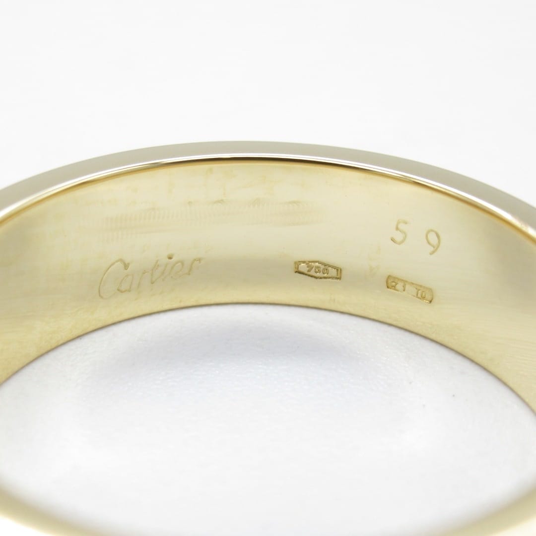Cartier 18KT Yellow Gold Love Ring, Size 59
