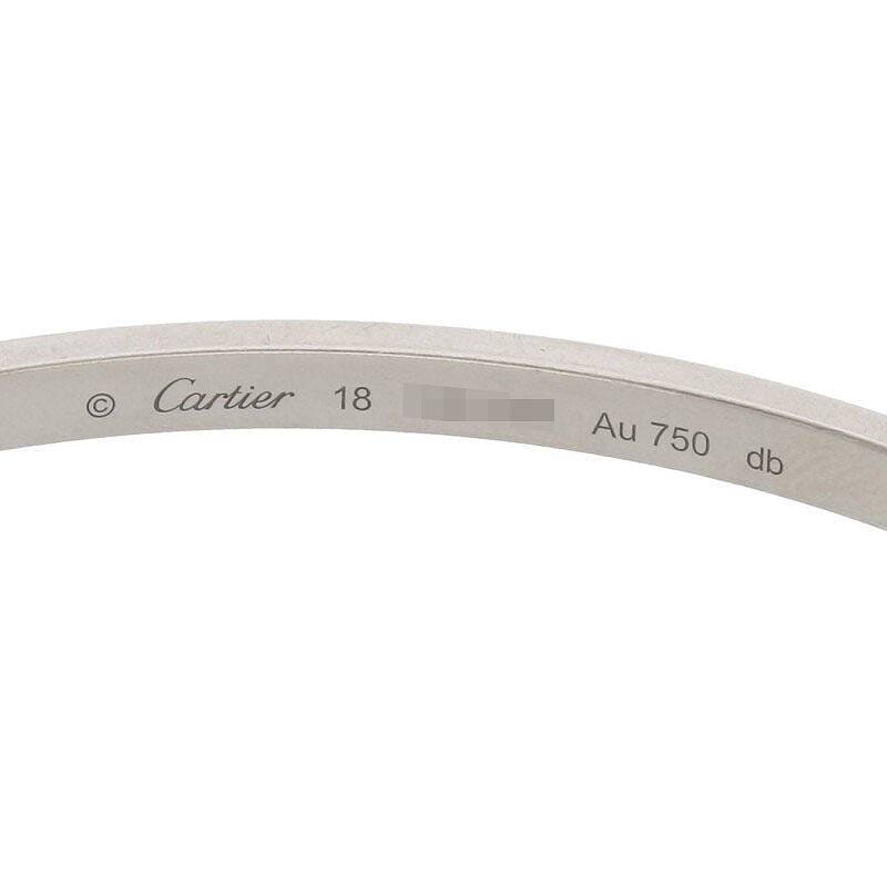 Cartier 18KT White Gold SM Love Bracelet