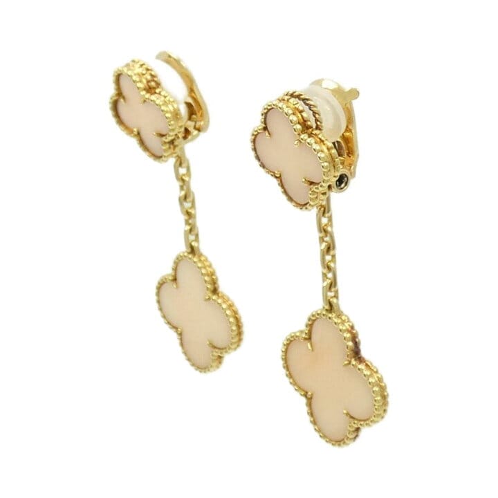 Van Cleef & Arpels Coral Magic Alhambra Earrings