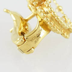 Van Cleef & Arpels Vintage alhambra 18K Yellow Gold750 Shell earring