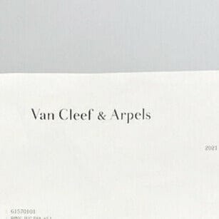 Van Cleef & Arpels Full Diamond 18KT Gold Ring