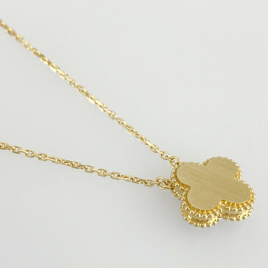 Van Cleef & Arpels Diamond Vendome Blue Sevres Porcelain Vintage Alhambra Necklace
