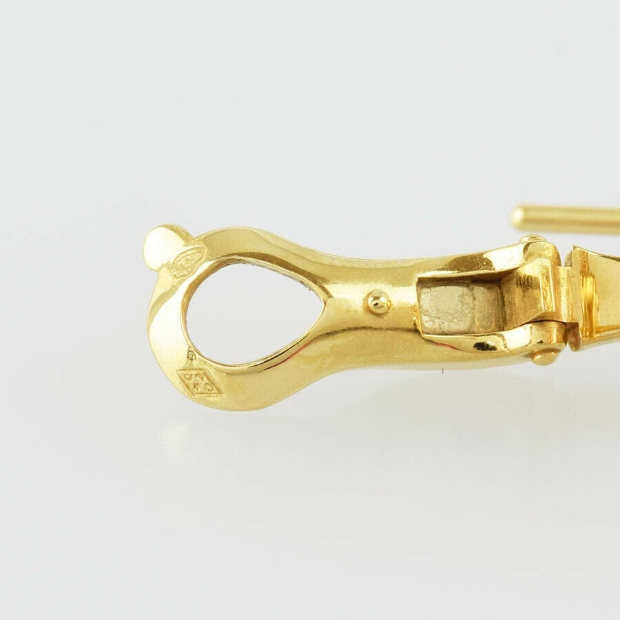 Van Cleef & Arpels Vintage alhambra 18K Yellow Gold750 Shell earring