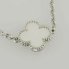 Van Cleef & Arpels Mother of Pearl 16 Motif Magic Alhambra 18KT Gold Necklace